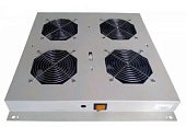Модуль вентиляторний DYN-FM-4F, 4 вентилятори, для шаф для підлоги.