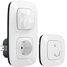 Стартовый набор (шлюз WiFi + smart-розетка + выключатель "Дома/Не дома") Valena Allure, белый