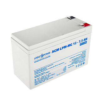 Аккумулятор мультигелевый AGM LPM-MG 12 - 7.5 AH