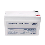 Акумулятор мультигелевий AGM LP-MG 12V - 9 Ah Silver