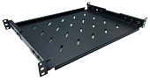 Полка универсальная U-FS-80-BLACK на 4 точки для шкафа/стойки глубиной 800 (550) черная