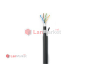 Ok-net КППЭОт-ВП (100), 4x2x0.51, зовнішній, S-FTP, ПЕ мідь, з тросом 1.5 мм, Cat5e 