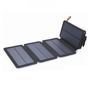 Power bank 12000 mAh Solar, (5V / 200mA), 2xUSB, 5V / 1A / 2.1A, USB <-> microUSB