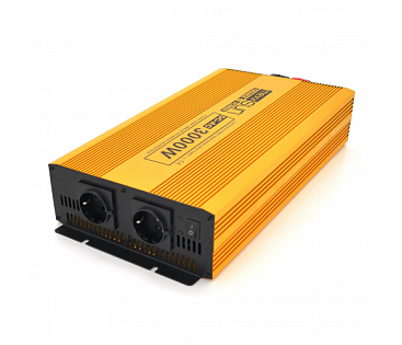 Инвертор напряжения Mexxsun MXSPSW-3000, 12V / 220V, 3000W с правильной синусоидой, 2 Shuko, клемные