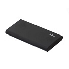 Power bank 20000mAh PZX-C158, USB-1A + mini USB + кабель USB micro, LED ліхтарик, Black, Blister-BOX