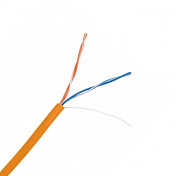 Кабель вита пара Cat.5e U/UTP 2x2x24 AWG LSZH, внутрішній