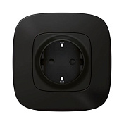 Розумна розетка 2К + З (Valena Allure with NETATMO), антрацит 