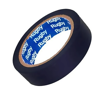 Изолента PVC Rugby 0,18мм*17мм*20м (черная)