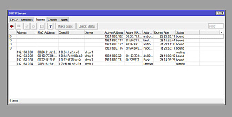 Расширенные настройки Mikrotik RouterOS: статический DHCP сервер