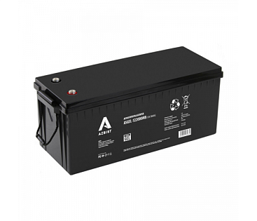 Аккумулятор Super GEL ASGEL-122000M, Black Case, 12V 200.0Ah
