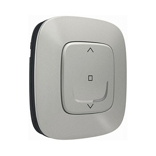 Умный беспроводной выключатель жалюзи Valena Allure with NETATMO, алюминий