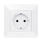 Розумна розетка 2К + З (Valena Life with NETATMO), 16А 230В, білий 