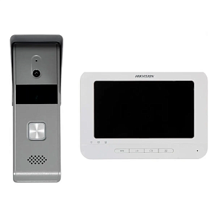 Комплект домофон + вызывная панель Hikvision DS-KIS203T