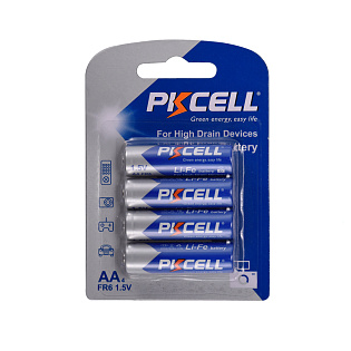 LiFe FR6 Non-rechargeable Lithium battery, 4шт. в бистере
