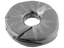 Телефонный кабель CCS, 26AWG, 4 жилы, 100 м, черный