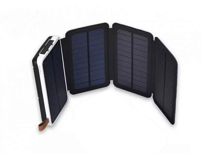 Power bank 12000 mAh Solar, (5V / 200mA), 2xUSB, 5V / 1A / 2.1A, USB &amp;lt;-&amp;gt; microUSB, вла