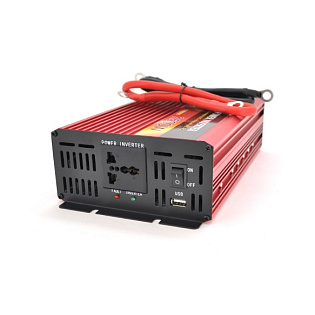 Инвертор напряжения UKC 2500ВА(1250Вт), 12 / 220V approximated, 1 универсальная розетка