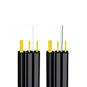 Оптический FTTH кабель FTTH01-SM-D+, негорючий, диэлектрик, несущий эл. (FTTH001-SM-28)