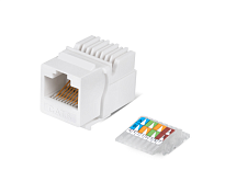 Модуль узкий Keystone Jack RJ-45 кат.6