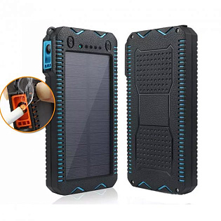 Power bank 30000 mAh Solar, (5V / 200mA), 2xUSB, 5V / 1A / 2.1A, USB &amp;lt;-&amp;gt; microUSB, вла
