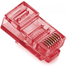 Коннектор RJ-45 8P8C UTP Cat-5 (100 шт/уп.) Q100 Red