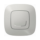 Умный беспроводной выключатель 1-клавишный Valena Allure with NETATMO, алюминий