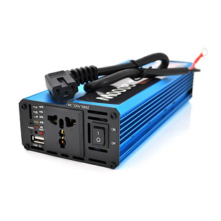 Инвертор напряжения Voltronic, 2000W, 60 / 220V, approximated, 1 универсальная розетка, клемы + USB