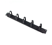 Кабельний органайзер 19", метал, 1U/5 кілець, Q50 