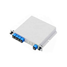 Дільник оптичний корпусний 1x4 SC/UPC (DIN)
