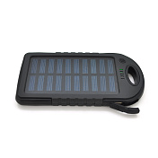 Power bank 5000 mAh Solar, (5V / 200mA), 2xUSB, 5V / 1A / 1A Mix color