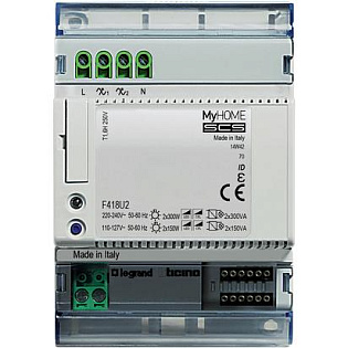 MyHome SC диммер универсальный, 2-канальный DIN