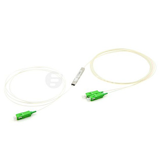 PLC Splitter (Сплиттер) 1x2, SC/APC, 900 um, G657A