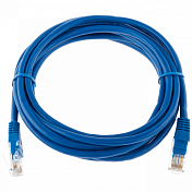 Патч-корд литий, CCA, UTP, RJ45, Cat.5e, 10m, синій Q150 