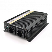 Инвертор напряжения ORBUS ORMS24-1800 (1800Вт), 24 / 220V, approximated, 2 Shuko, клемные провода, 5