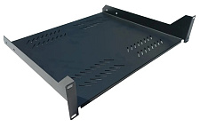Полиця консольна CS-400-2U-BLACK для шафи глибина 400 мм 2U