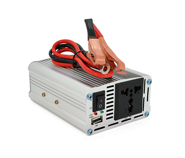 Инвертор напряжения Himastar500W (DC:250W), 12 / 220V с аппроксимированной синусоидой, 1 универсальн
