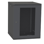 Шкаф настенный 18U 600x600 перф. дверь, черный