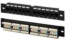 Патч-панель 10" UTP 12 портов кат. 5Е