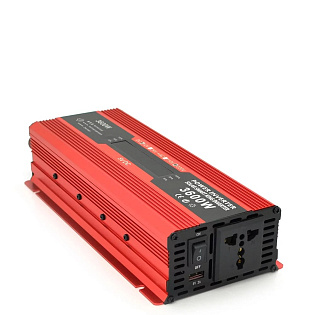 Инвертор напряжения Voltronic, 3600W(1800W), 12 / 220V, с аппроксимированной синусоидой, 1 универсал