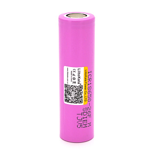 Аккумулятор 18650 Li-Ion LiitoKala Lii-26FM, 2600mAh (2450-2650mAh), 3.7V (2.75-4.2V), Pink, PVC BOX