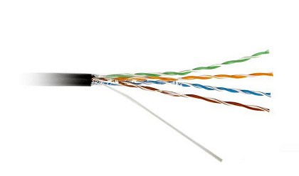 Кабель витая пара Standard UTP 4х2х0,51мм, наружный, CCA, Cat 6, 1Gb/s, 305 м