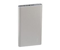 Power bank 20000mAh PZX-C158, USB-1A + mini USB + кабель USB micro, LED ліхтарик, Gray, Blister-BOX