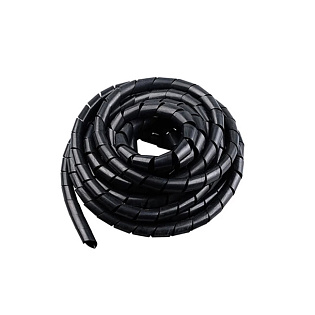 Спиральный кабельный организатор, диаметр 20mm, длина 3m, Black