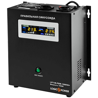 ИБП LPY-W-PSW-1500VA+ (1050Вт) 10A/15A с правильной синусоидой 24В